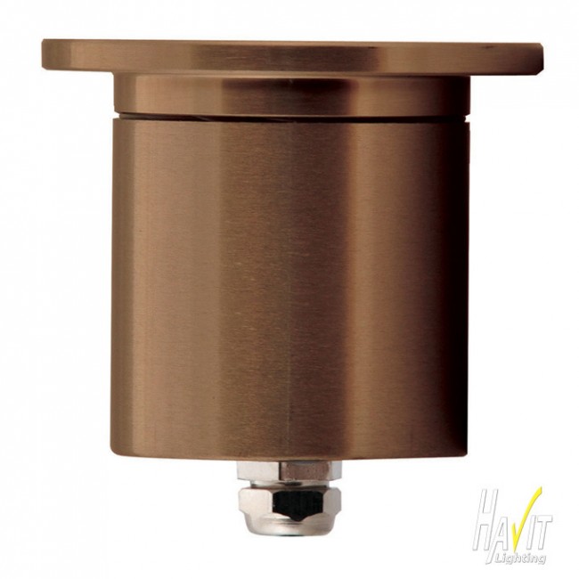 Lighting Australia 12v LED Recessed Wall / Step Light in Solid Copper Cover Havit - NULighting ...