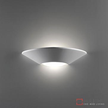 Bf 7603 Ceramic Frosted Glass Wall Light Raw E27 DOM