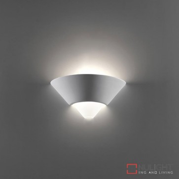 Bf 7908 Ceramic Frosted Glass Wall Light Raw E27 DOM