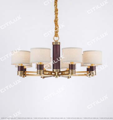 New Chinese Chandelier Single Tier Medium Citilux