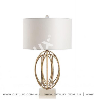 Nordic Retro Gold Round Ball Long Wrought Iron Table Lamp Citilux