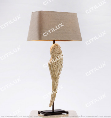 Nordic Vintage Wings Solid Wood Table Lamp Citilux