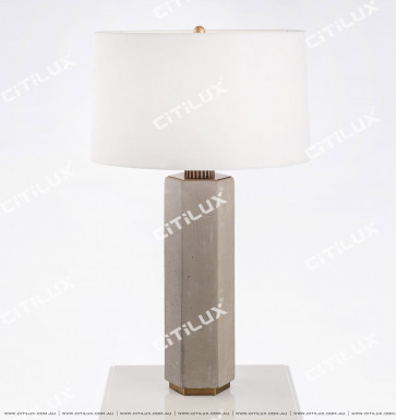 Modern Minimalist Concrete Table Lamp Citilux