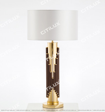 Classic Dark Coffee Color Table Lamp Citilux