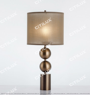 Modern Light Luxury Matt Brown Small Table Lamp Citilux