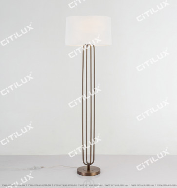 Modern Minimalist Double Ring Floor Lamp Citilux