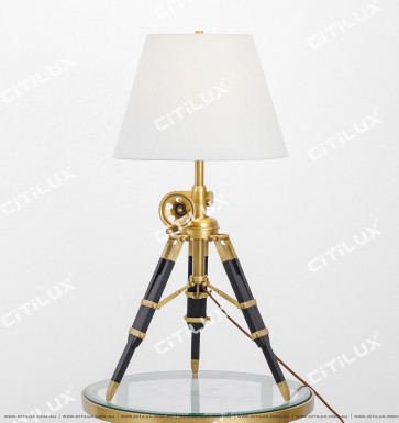 American Classic Three-Legged Copper Table Lamp Citilux