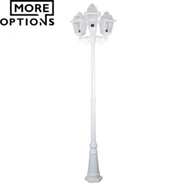 Gt 282 Avignon Triple Head Tall Post Light B22 DOM