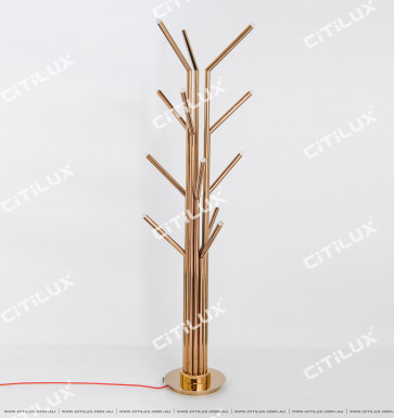 Modern Branch Stainless Steel Floor Lamp Citilux