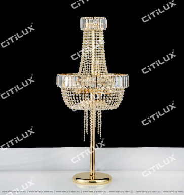 Simple European Crystal Table Lamp Citilux