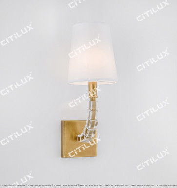 Simple American Copper All-Acrylic Single Head Wall Lamp Citilux