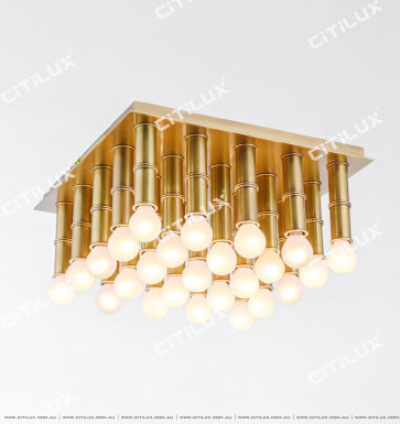 Bamboo Full Copper Ceiling Lamp Citilux