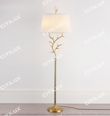 All-Copper American Branch Floor Lamp Citilux