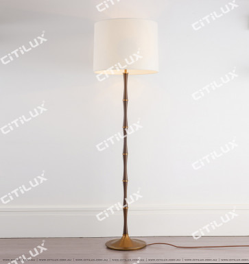Copper Bamboo American Floor Lamp Citilux