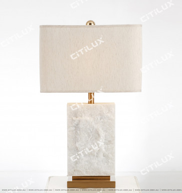 Marble Stone Block In The Middle Table Lamp Citilux