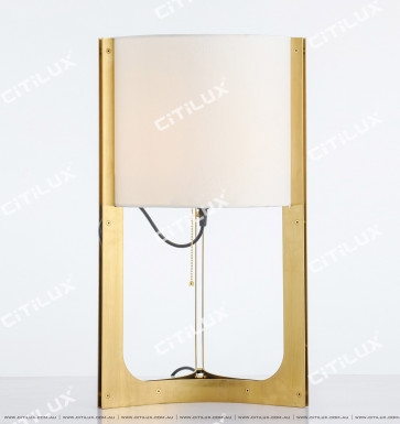 Modern Minimalist Stainless Steel Table Lamp Citilux