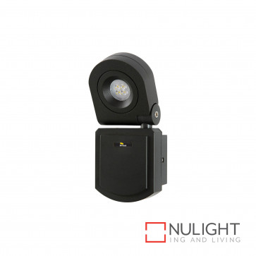 Arcolux 1 Light Security Wall Light - Charcoal BRI