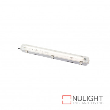 T5 Weatherproof Fluorescent Fitting 1X14W 4200K Ip65 - Grey BRI