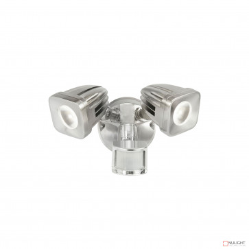 Viper 2 Light Led Spotlight With Sensor - Satin Nickel BRI