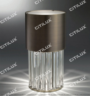 Modern Minimalist Glass Light Table Lamp Citilux