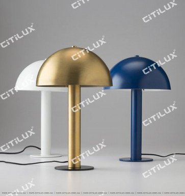 Hat Simple Table Lamp Copper / White / Blue Citilux