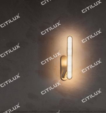 Modern Minimalist Metal Texture Single Head 3 Lights Wall Light Citilux