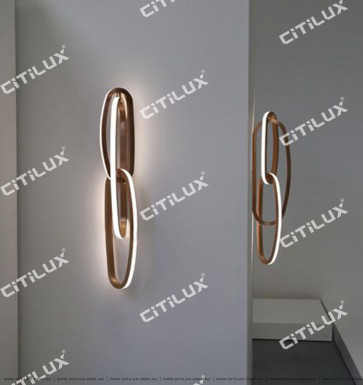 Simple Line Stainless Steel Led Wall Light Citilux
