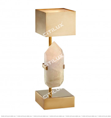 Full Copper Spanish Marble Table Lamp Citilux