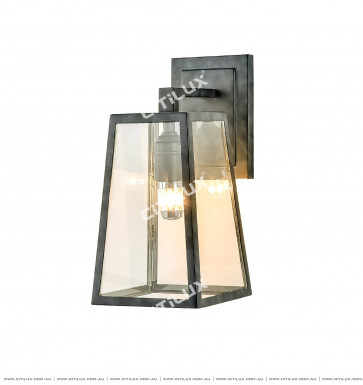 Full Copper Glass Cover Single Head Wall Light / Outdoor Citilux