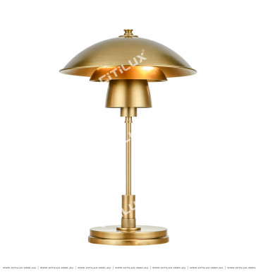 All-Copper American Three-Tier Disc Superimposed Table Lamp Citilux
