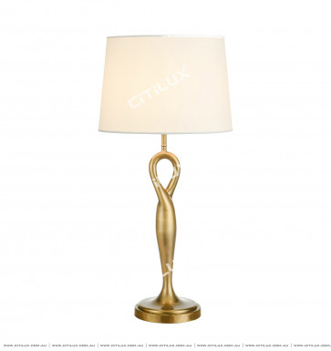 Copper Goddess Fabric Table Lamp Citilux