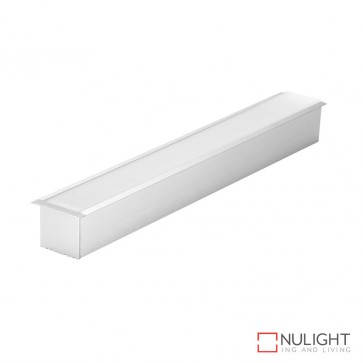 Omega 35 Rec Recessed Led Profile Natural Clear Anodised Finish DOM