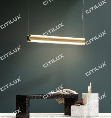 Minimalist Four-Sided Light Source Dining Table / Office Chandelier Citilux