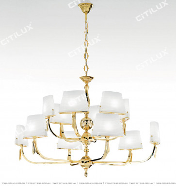 Modern Light Luxury Xin Color Double Chandelier Citilux