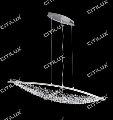 Ship-Shaped Hollow Crystal Chandelier Citilux
