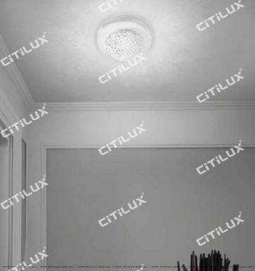 Semi-Circular Planet Crystal Aisle Ceiling Lamp Citilux