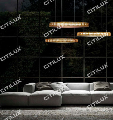 Square Ice Cube Ring Simple Chandelier Citilux