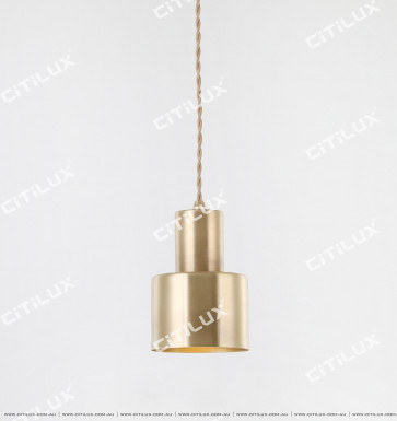 Copper American Single Metal Chandelier Citilux