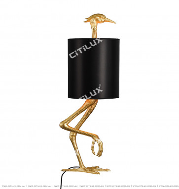Pure Copper Qianxi Crane Table Lamp Citilux