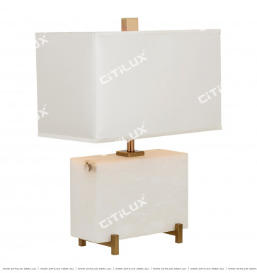 Modern Minimalist Alabaster Table Lamp Citilux