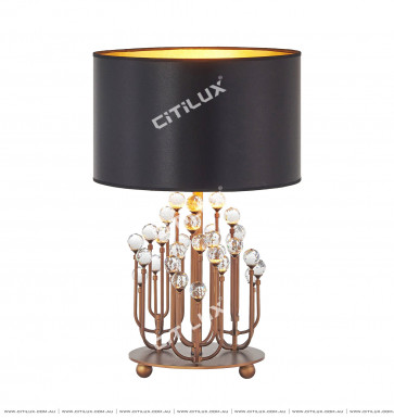 American Enamel Crystal Table Lamp Citilux