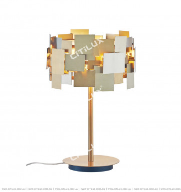 Postmodern Irregular Metal Table Lamp Citilux