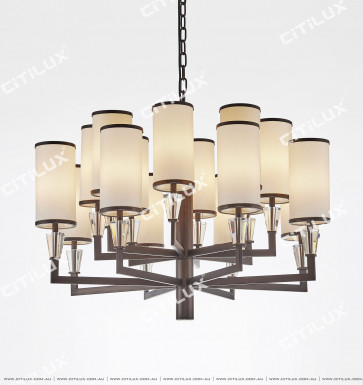 Asian Black Modern Chinese Chandelier Citilux