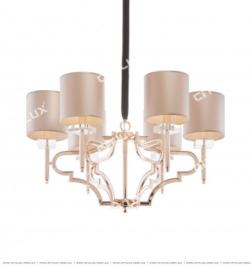 Champagne Neoclassical Chandelier Citilux