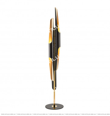 Modern Black Gold Floor Lamp Citilux