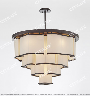 Chinese Style Simple Half Suction Chandelier Citilux