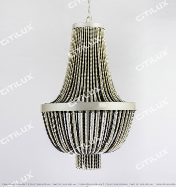 Black And White Pearl Chandelier Large Citilux