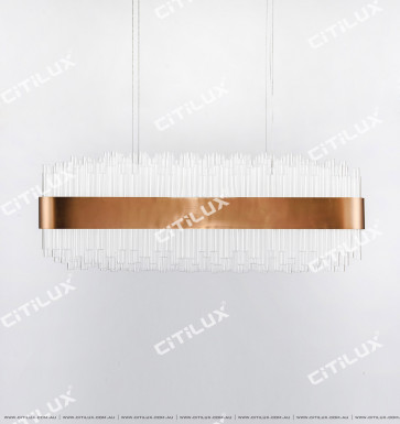 Explosion-Proof Glass Tube Modern Dining Chandelier Citilux