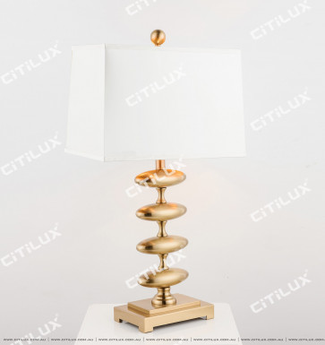 Antique Copper Modern Fabric Table Lamp Citilux