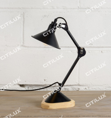 Black Bronze Adjustable Industrial Small Table Lamp Citilux